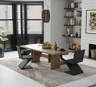 Kayden R39NR Modern/Scandinavian Rug, Beige/Brown, 4'x6'