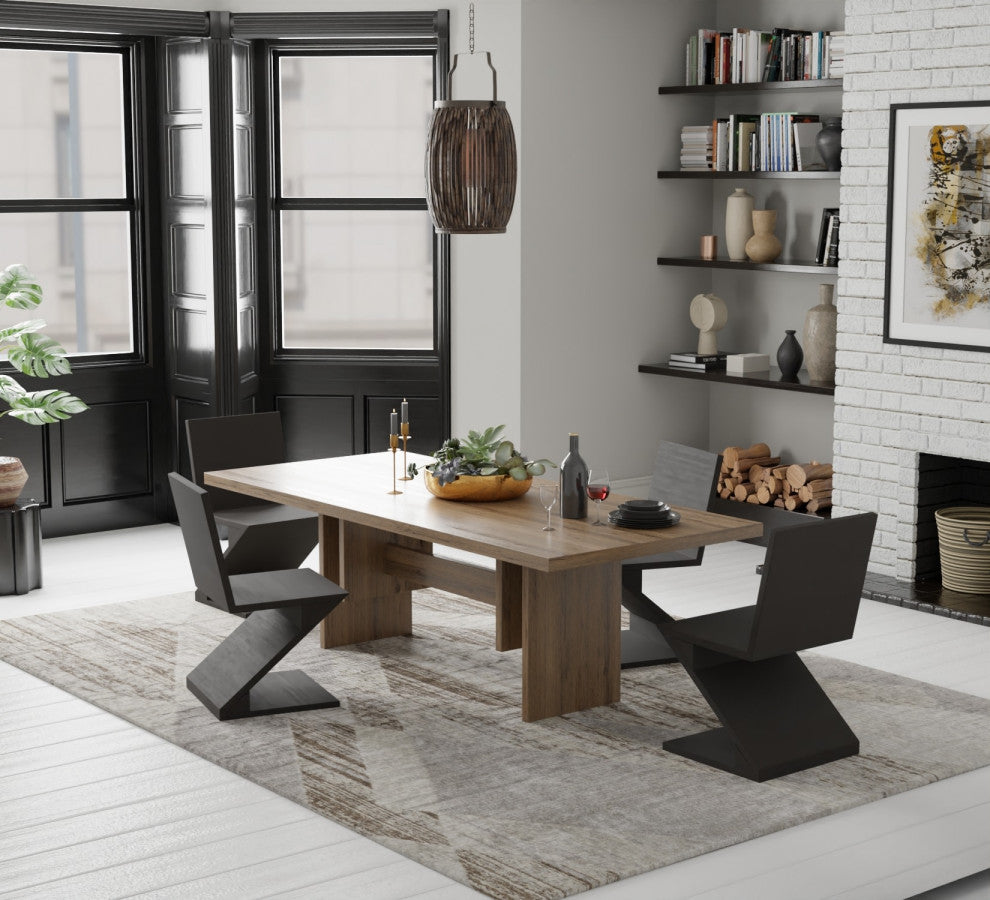 Kayden R39NR Modern/Scandinavian Rug, Beige/Brown, 4'x6'