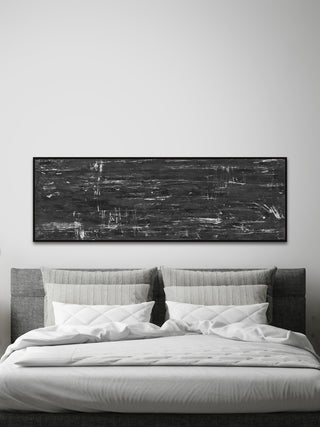 "Stable Release" Floater Framed Painting Print on Canvas, 30x10