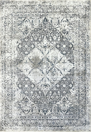 Torino Modern Area Rug, Blue/Ivory, 9'2"X12'10"
