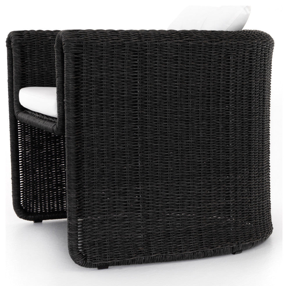 Tucson Woven Outdoor Chair-Coal