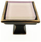 Iridescent Pearl Green Crystal Glass Oil Rubbed Bronze Madison Classic Knob