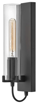 Hinkley Ryden 16.5" Single Light Sconce, Black