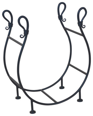 Shepherds Crook Log Basket