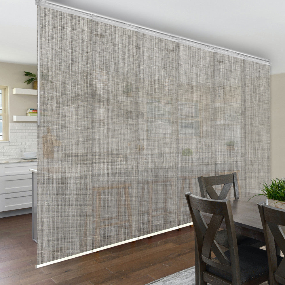 Arias 6-Panel Track Extendable Vertical Blinds 98-130"W