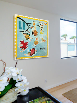 "Leaves" Painting Print on Canvas by Curtis