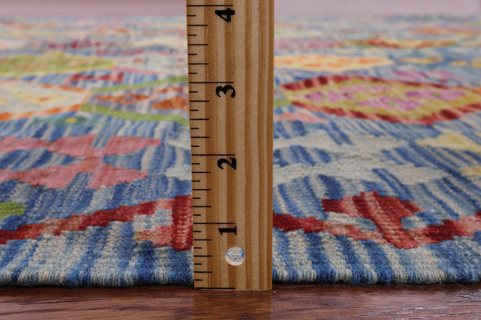Flat Weave Kilim Reversible Rug 5' 1" X 6' 6" Q8300