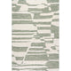 Babai New Zealand Wool Area Rug, Green 3'x5'