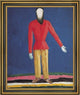 Kazimir Malevich Peasant - 20" x 25" Framed Premium Canvas Print
