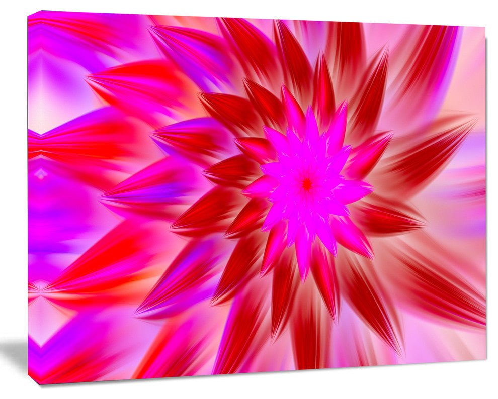 Beautiful Pink Flower Petals, Large Floral Canvas Art Print, 60x40