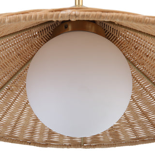 Uttermost Phuvinh 1-LIght Rattan Shade Pendant