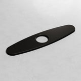 VIGO 10" L Kitchen Deck Plate, Matte Black