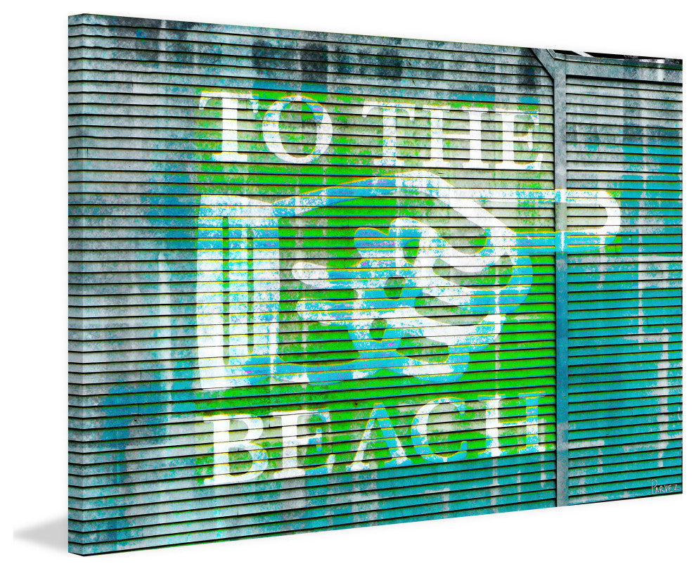 "To the Beach" Fine Art Canvas Print, 24"x16"
