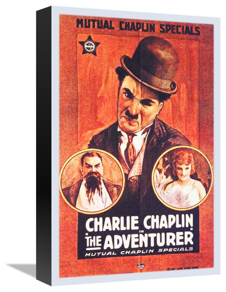 Charlie Chaplin, The Adventurer, 1917, 10x16