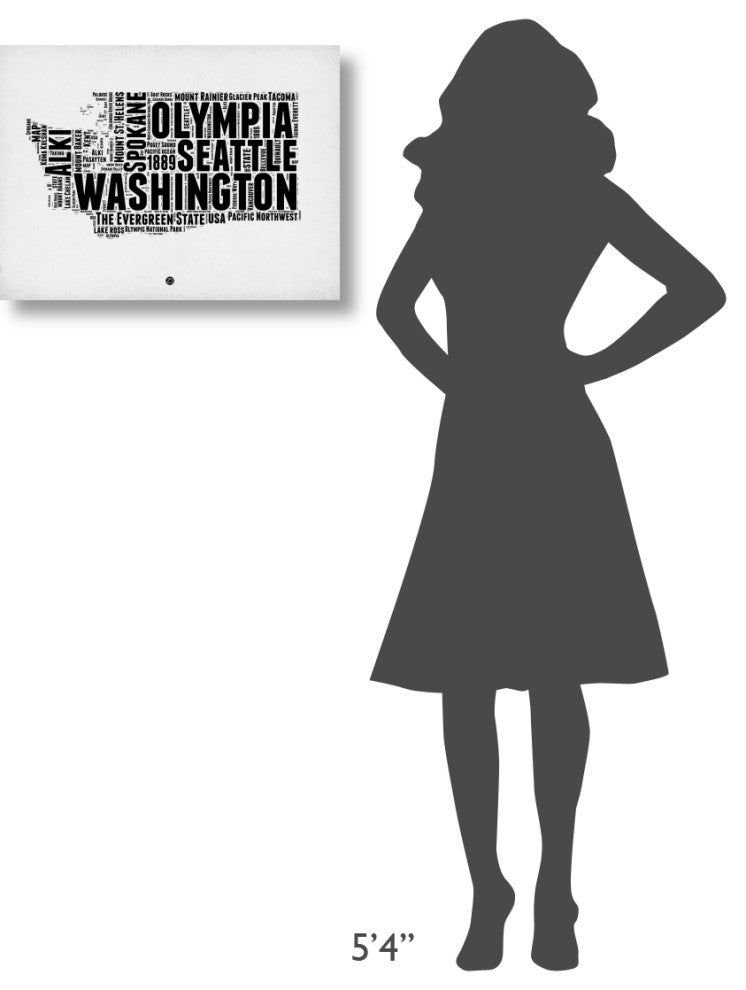 "Washington Word Cloud 2" Fine Art Print