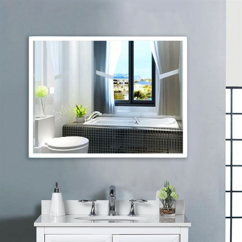 Vanity Art LED Lighted Vanity Bathroom Mirror With Touch Switch, 36"