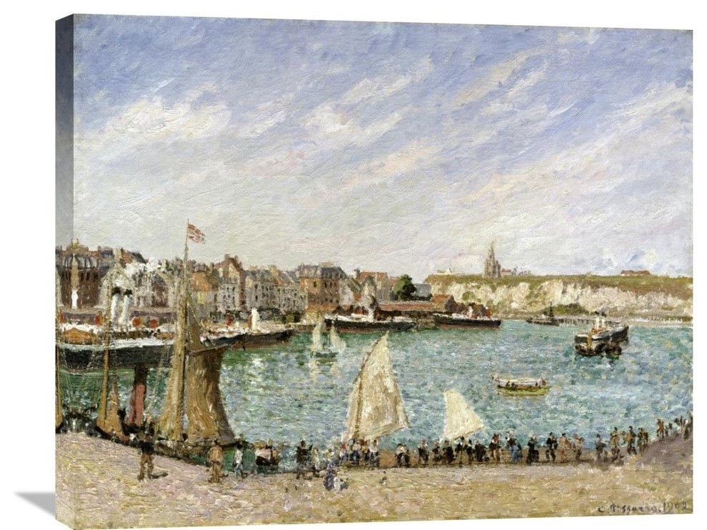 "L''Apres-Midi, Soleil, Avant-Port De Dieppe" Artwork, 30"x24"