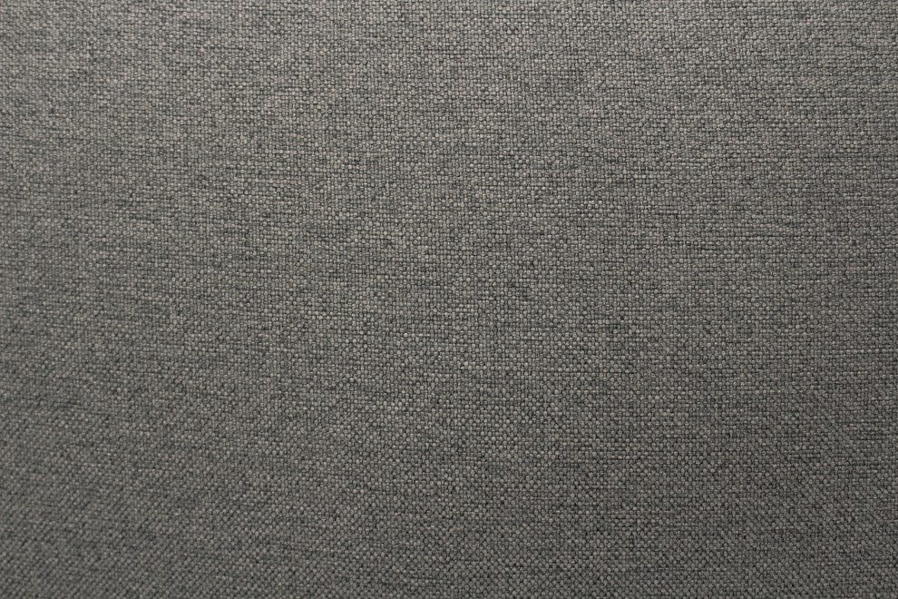 Boulter Lounge Chair with Solid Wood Legs in Gray Linen Fabric
