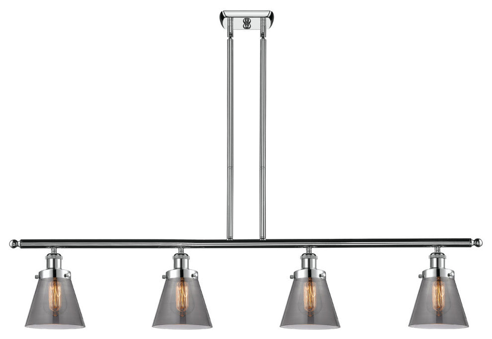 INNOVATIONS LIGHTING 916-4I-PC-G63 Small Cone 3 Light Island Light