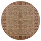 Ahgly Company Indoor Round Mid-Century Modern Area Rugs, 5' Round