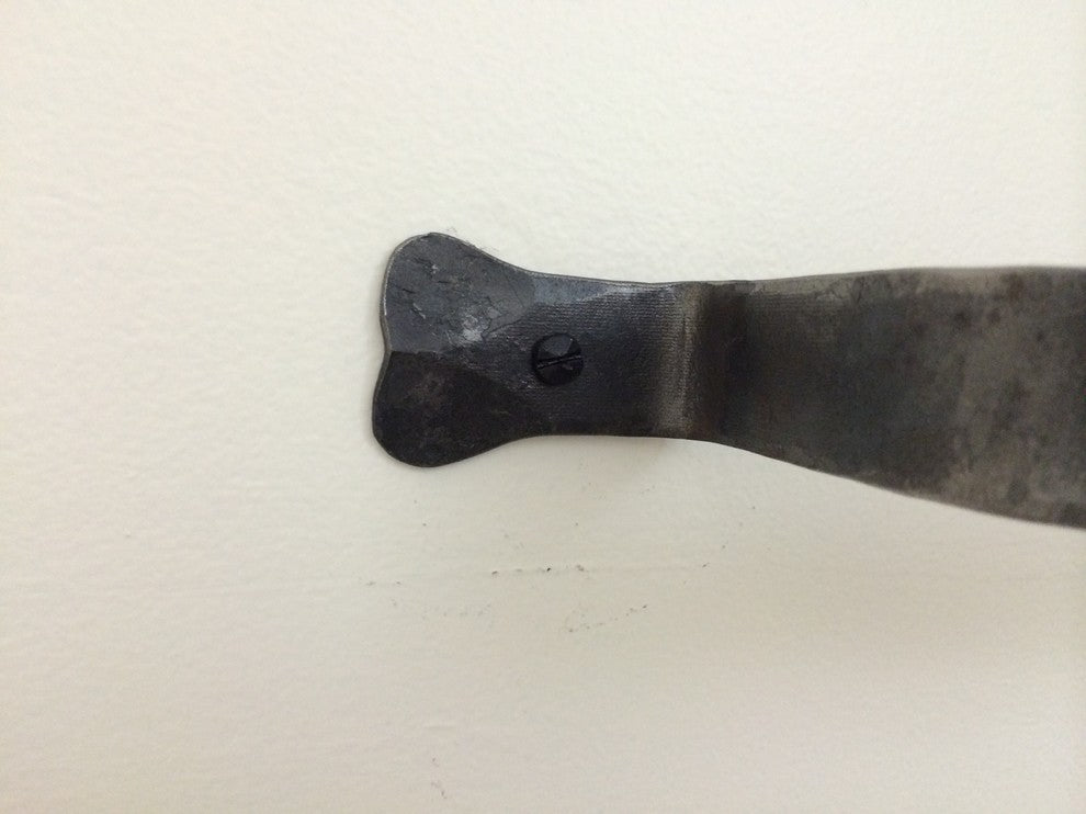 Towel Rod, Hand Forged Wrought Iron Towel Bar