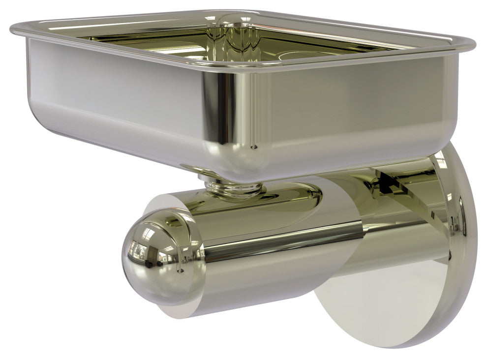 Soho Wall-Mount Soap Dish, Polished Nickel