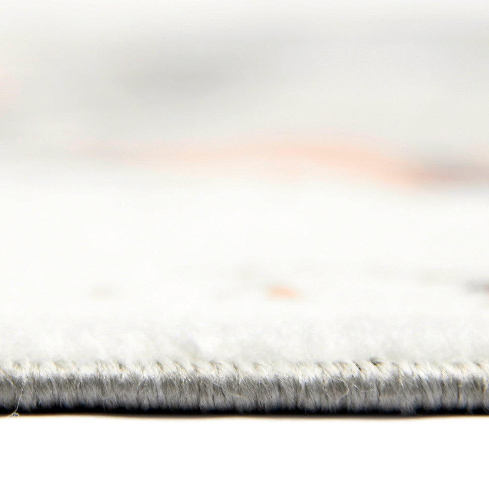 Alpine Ehra Power-Loomed Polypropylene Area Rug, Rust, 10'6" X 13'9"