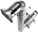 Selkirk 284875 Thru-The-Wall Pellet Stove Kit, 3"-4"