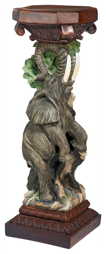 Elephant''s Triumph Sculptural Pedestal