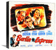 "Berlin Express" Stretched Canvas Giclee by Hollywood Photo Archive, 16"x16"
