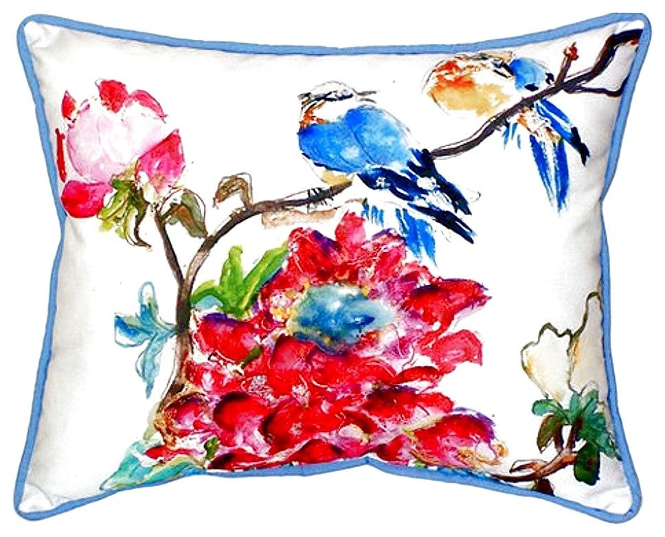 Betsy Drake Camelia Small Indoor/Outdoor Pillow 11x14