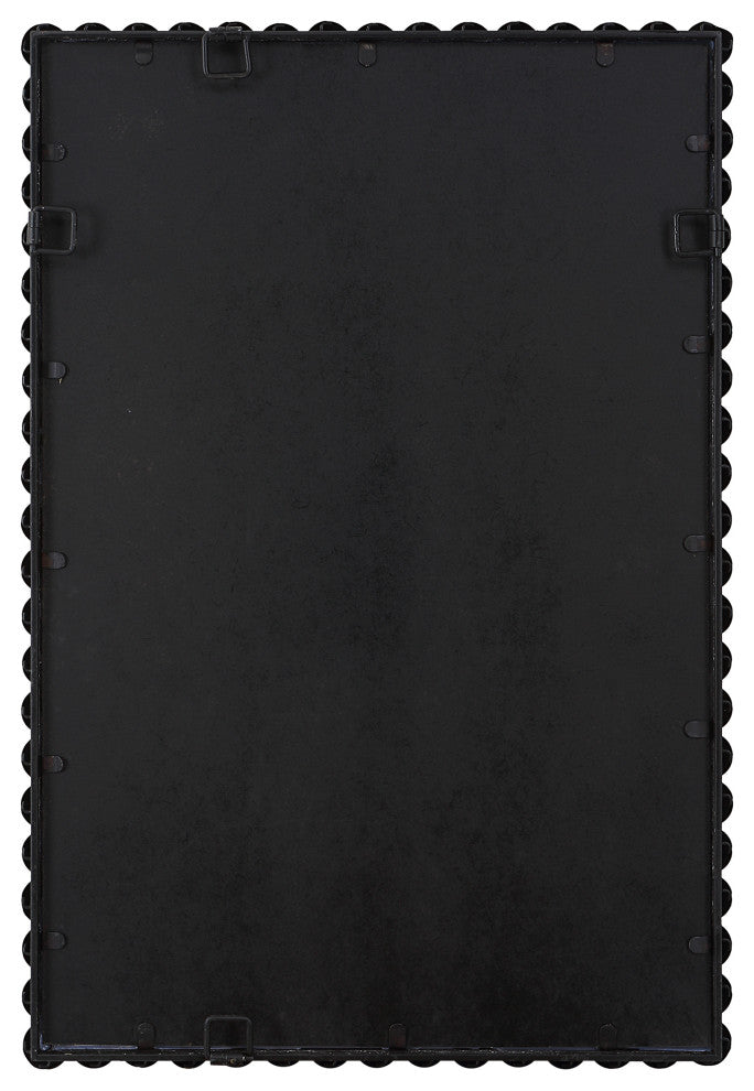 Uttermost 09789 Serna Black Vanity Mirror