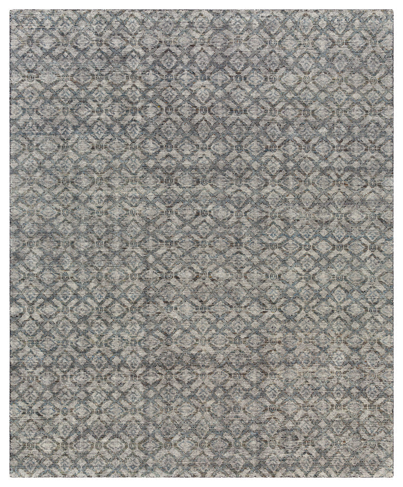 Surya Malaga MAG-2302 Modern Area Rug, 6' x 9' Rectangle
