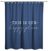 Happy Place 5 71x74 Shower Curtain