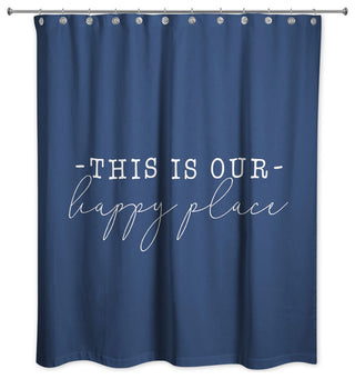 Happy Place 5 71x74 Shower Curtain