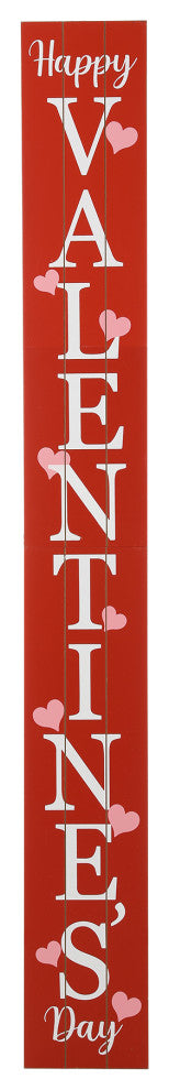 42" Valentine's Wooden Welcome Porch Sign