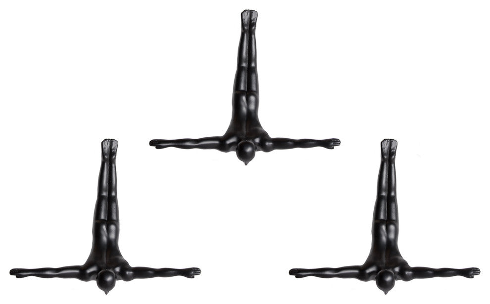 Wall Diver, Black 3-Pack