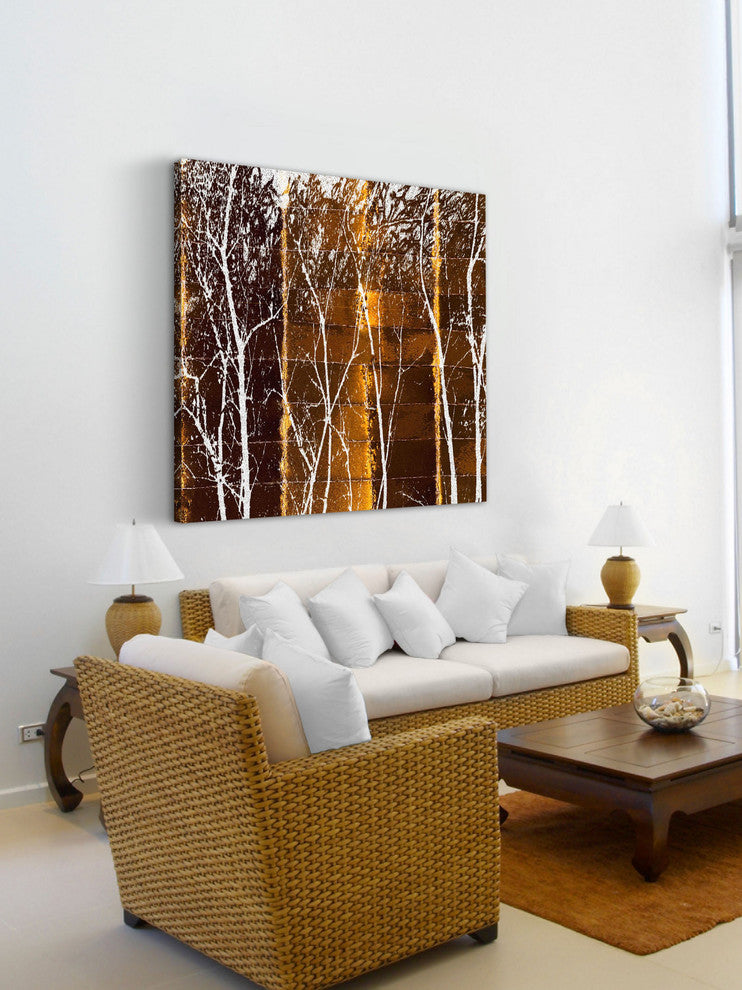 "Hibiki 3" Painting Print on Canvas by Aryai