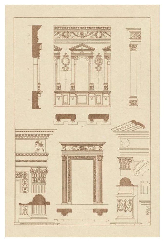 "Window in Dodge's Palace, Palazzo Vecchio, Santa Croce" Paper Art, 34"x50"