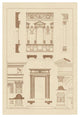 "Window in Dodge's Palace, Palazzo Vecchio, Santa Croce" Paper Art, 34"x50"