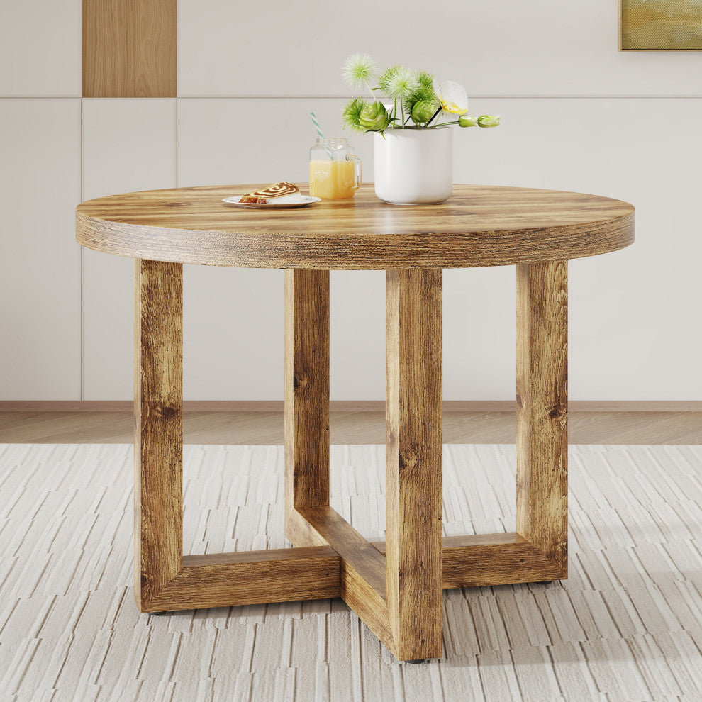 Gewnee Rustic Natural Round Coffee Table
