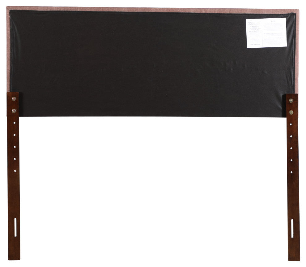 Novo 2 Twill Fabric Headboard, Brown, King