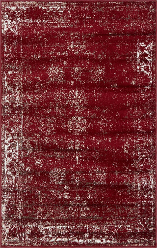 Unique Loom Burgundy Casino Sofia 3'x5' Area Rug