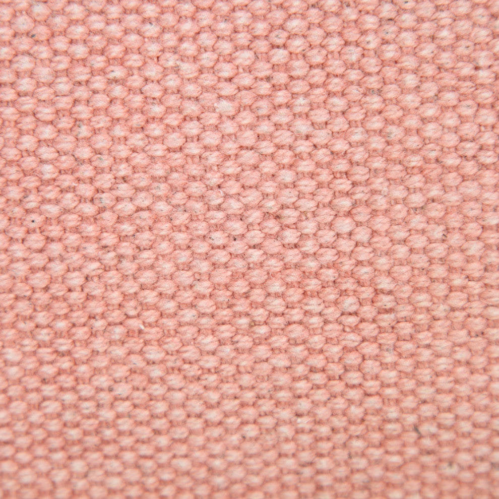 Ox Bay Pink Solid Organic Cotton Pillow Cover, 14"x36"