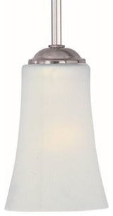 Maxim 92040 1 Light 4.5"W Pendant - Satin Nickel / Frosted Glass