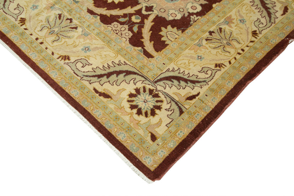 Rug N Carpet - Handmade Oriental 9' 7" x 11' 11" Unique Oushak Area Rug