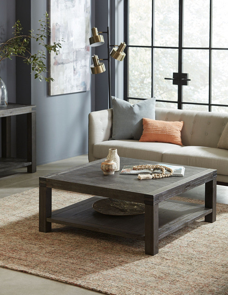Modus Meadow 2 Piece Coffee and End Table Set, Graphite
