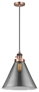 INNOVATIONS 201CSW-AC-G43-L 1-Light Mini Pendant Antique Copper