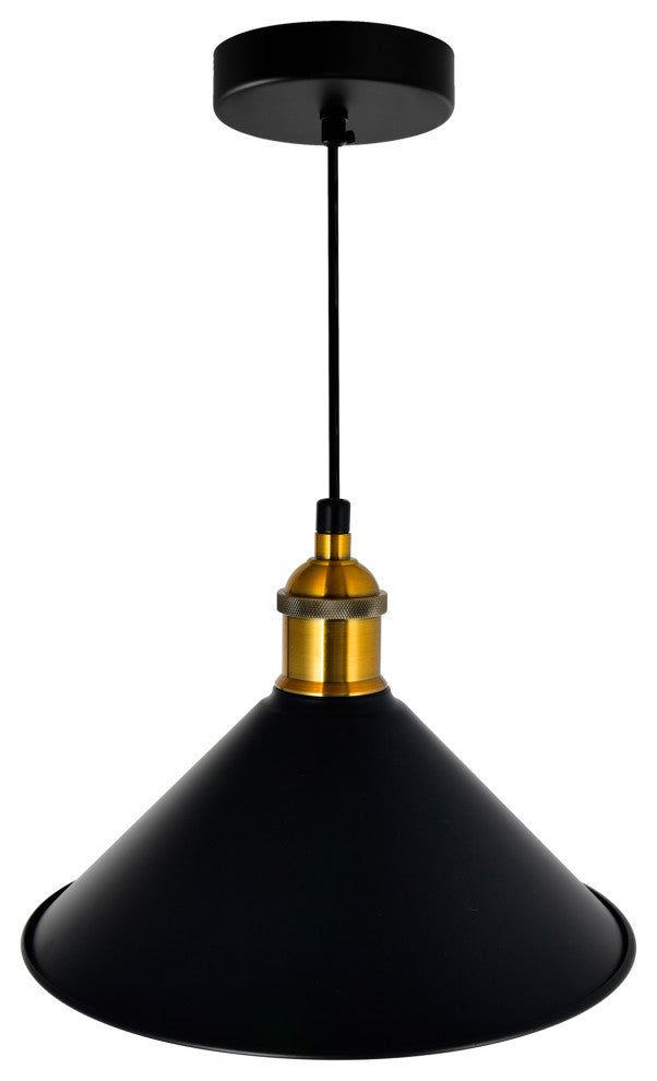 Brave 1 Light Down Mini Pendant With Black Finish