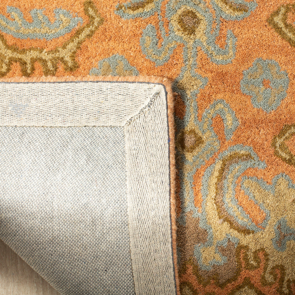 Safavieh Wyndham Collection, WYD203 Rug, Terracotta, 7' Square